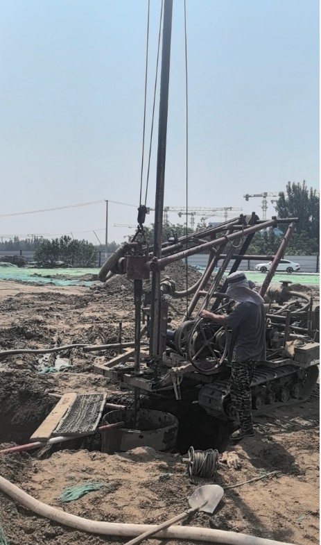 张家口蔚县工地打井